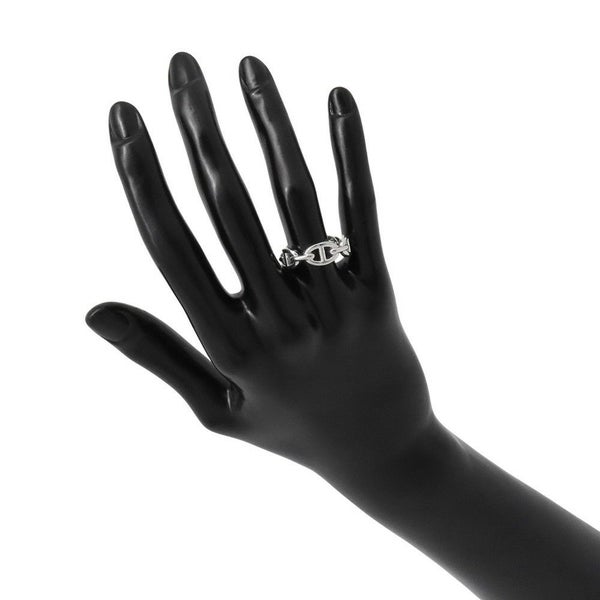 エルメス リング シェーヌダンクル アンシェネPM SV925シルバー リングサイズ59 HERMES ジュエリー