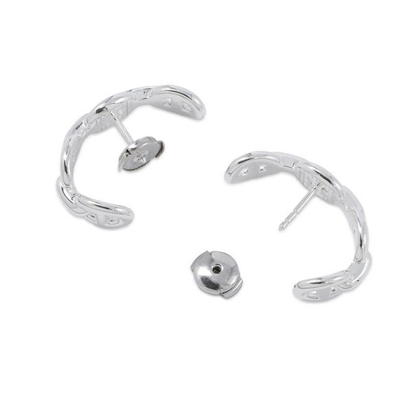 エルメス ピアス アンシェネ シェーヌダンクルモチーフ TPM SV925 HERMES スタッドピアス ジュエリー