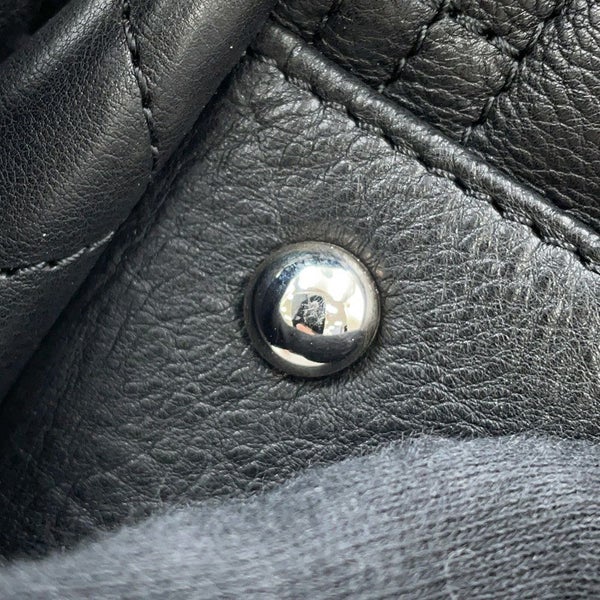 シャネル チェーントートバッグ ココマーク マトラッセ ラムスキン A67172 CHANEL 黒