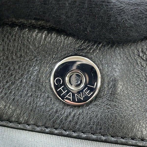 シャネル チェーントートバッグ ココマーク マトラッセ ラムスキン A67172 CHANEL 黒