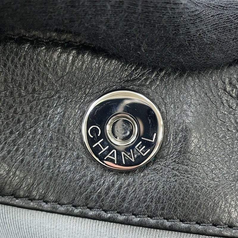 シャネル チェーントートバッグ ココマーク マトラッセ ラムスキン A67172 CHANEL 黒