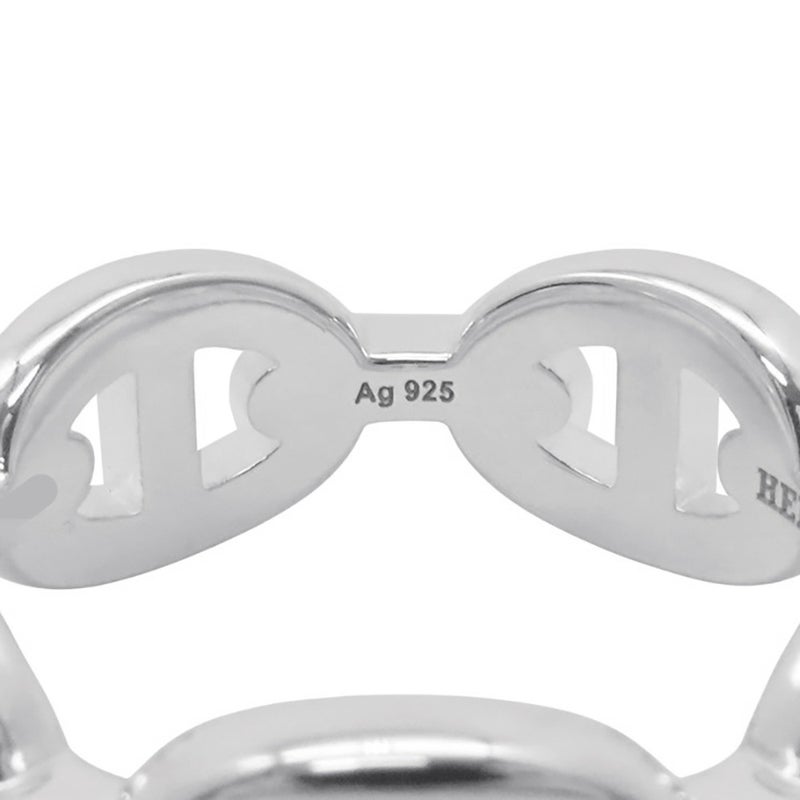 エルメス リング シェーヌダンクル アンシェネPM SV925シルバー リングサイズ55 HERMES ジュエリー