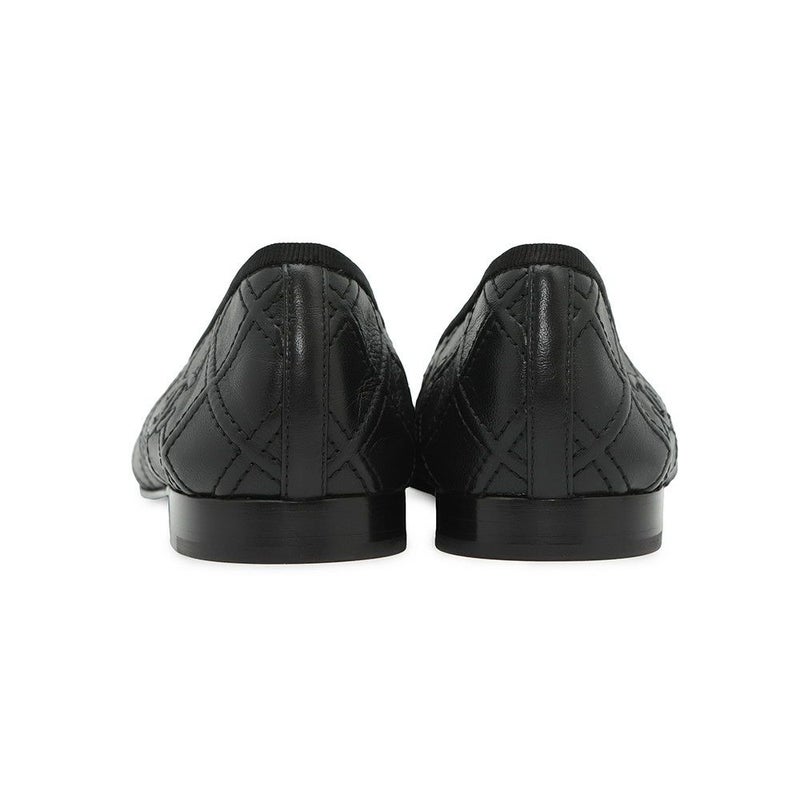 シャネル パンプス ココマーク バレエシューズ ラムスキン エナメル レディースサイズ37 1/2C G40110 CHANEL 靴 黒