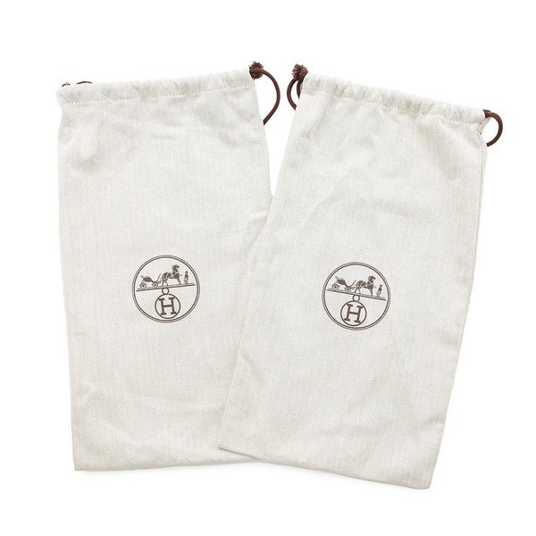 エルメス モカシン アイビー レザー レディースサイ37 1/2 HERMES 靴 ローファー 白