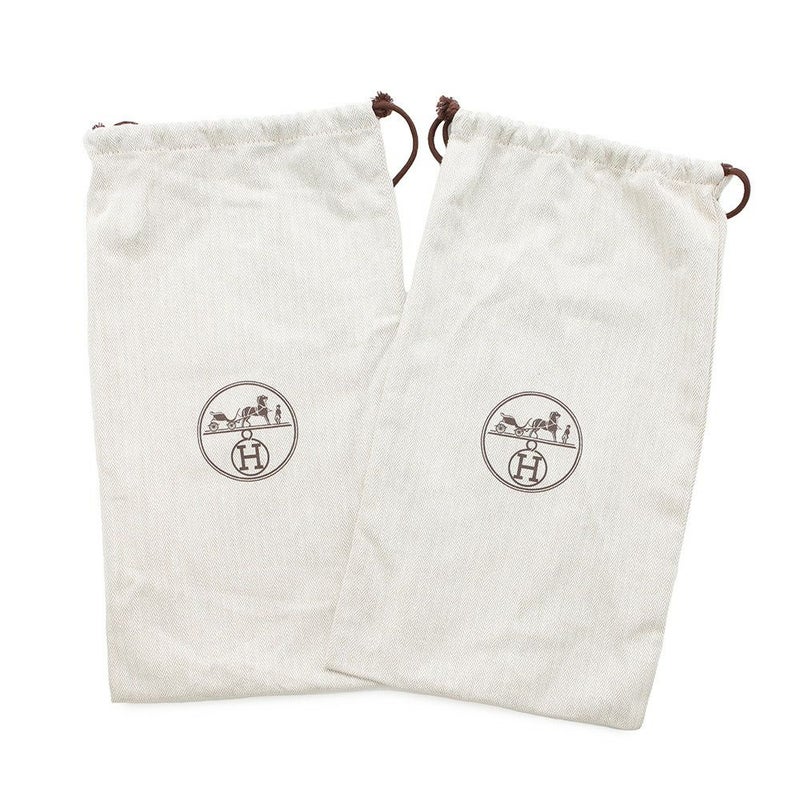 エルメス モカシン アイビー レザー レディースサイ37 1/2 HERMES 靴 ローファー 白