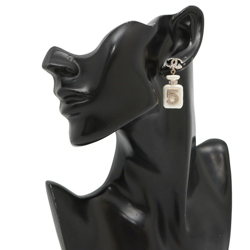 シャネル ピアス No.5 香水ボトル ココマーク フェイクパール ラインストーン A22 S AB8469 CHANEL アクセサリー