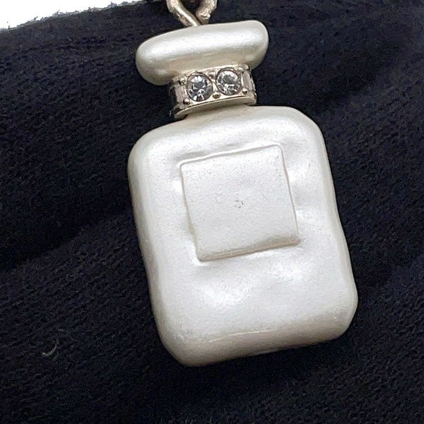 シャネル ピアス No.5 香水ボトル ココマーク フェイクパール ラインストーン A22 S AB8469 CHANEL アクセサリー