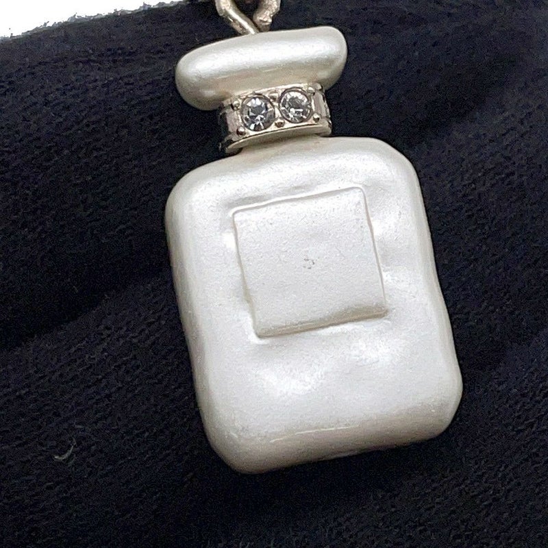 シャネル ピアス No.5 香水ボトル ココマーク フェイクパール ラインストーン A22 S AB8469 CHANEL アクセサリー