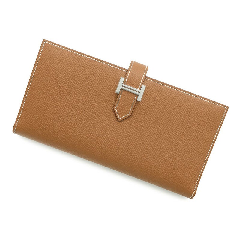 エルメス 長財布 ベアンスフレ ゴールド/ゴールド金具 エプソン B刻印 HERMES 財布