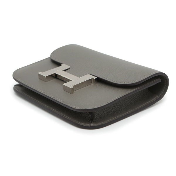 エルメス 財布 コンスタンス スリム グリメイヤー/シルバー金具 エバーカラー W刻印 HERMES 財布