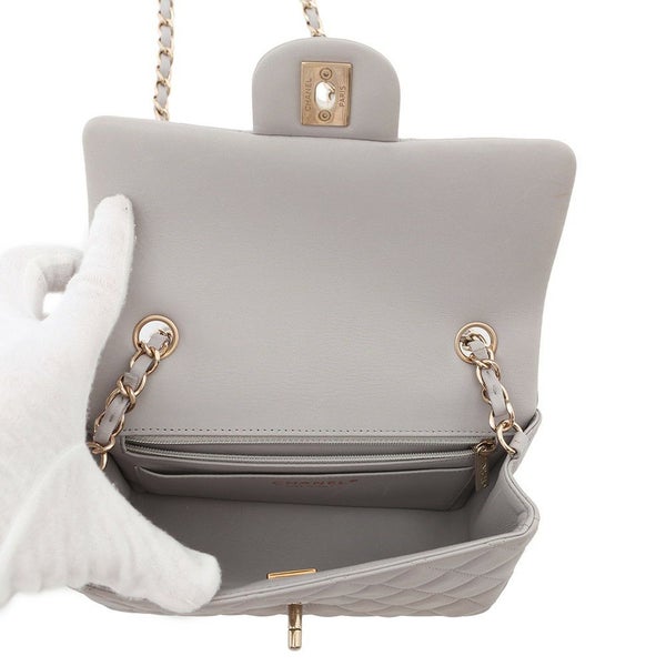 シャネル チェーンショルダーバッグ ミニ マトラッセ 20 ココマーク ラムスキン A69900 CHANEL ミニ フラップ