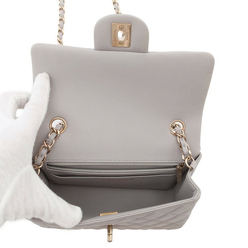 シャネル チェーンショルダーバッグ ミニ マトラッセ 20 ココマーク ラムスキン A69900 CHANEL ミニ フラップ