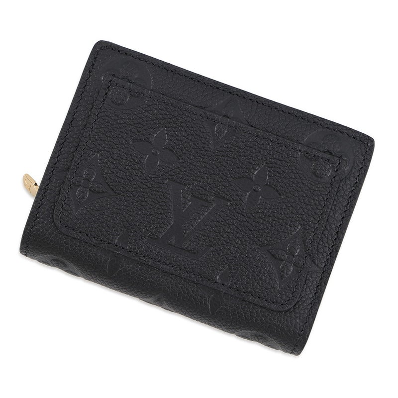 ルイヴィトン 二つ折り財布 モノグラム･アンプラント ポルトフォイユ・クレア M80151 LOUIS VUITTON ヴィトン 財布 ブラック 黒