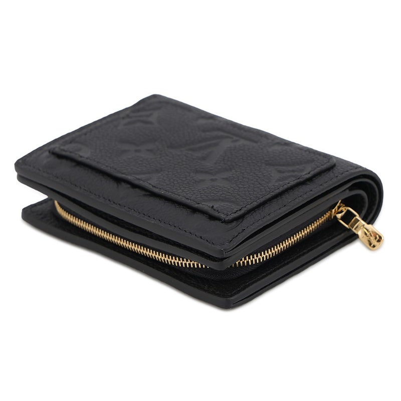 ルイヴィトン 二つ折り財布 モノグラム･アンプラント ポルトフォイユ・クレア M80151 LOUIS VUITTON ヴィトン 財布 ブラック 黒