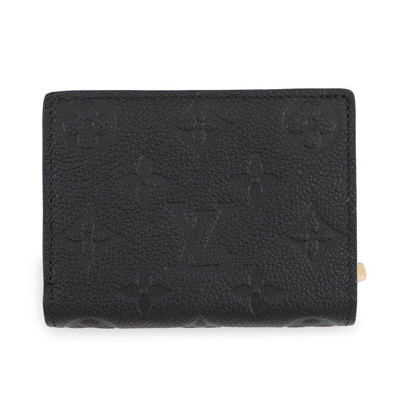 ルイヴィトン 二つ折り財布 モノグラム･アンプラント ポルトフォイユ・クレア M80151 LOUIS VUITTON ヴィトン 財布 ブラック 黒