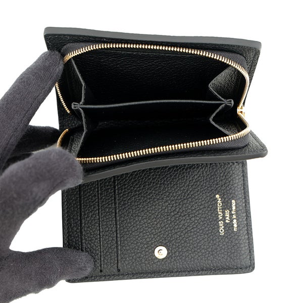 ルイヴィトン 二つ折り財布 モノグラム･アンプラント ポルトフォイユ・クレア M80151 LOUIS VUITTON ヴィトン 財布 ブラック 黒