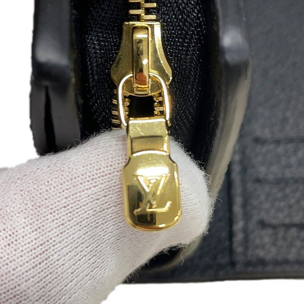 ルイヴィトン 二つ折り財布 モノグラム･アンプラント ポルトフォイユ・クレア M80151 LOUIS VUITTON ヴィトン 財布 ブラック 黒