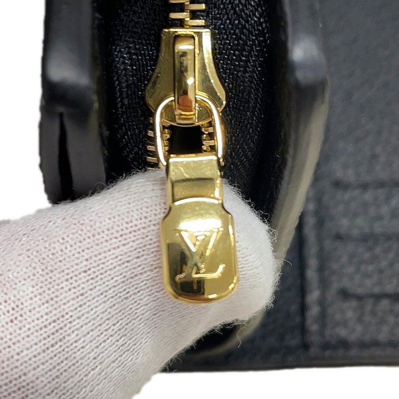 ルイヴィトン 二つ折り財布 モノグラム･アンプラント ポルトフォイユ・クレア M80151 LOUIS VUITTON ヴィトン 財布 ブラック 黒