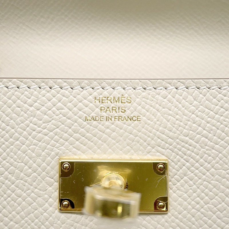エルメス ケリーウォレット ロング トゥーゴー クレ/ゴールド金具 エプソン K刻印 財布