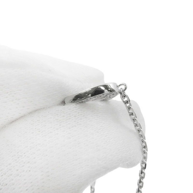 カルティエ ネックレス Cハート ネックレス ダイヤモンド K18WGホワイトゴールド Cartier ペンダント