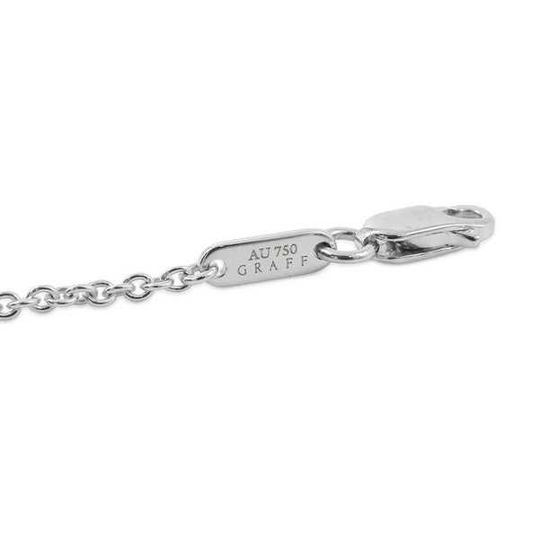 グラフ ネックレス バタフライ シルエット ダイヤモンド スモール ペンダント ダイヤ 58P 計0.61ct K18WGホワイトゴールド GRAFF