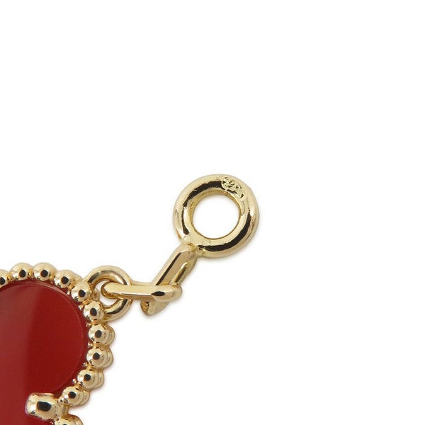 ヴァンクリーフ＆アーペル ブレスレット ヴィンテージ アルハンブラ ブレスレット 5モチーフ カーネリアン K18YG VCARD35500