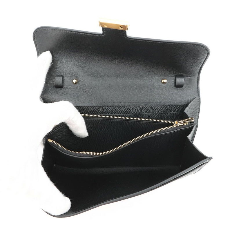 エルメス 長財布 コンスタンス トゥーゴー ロング ブラック/ゴールド金具 エプソン K刻印 財布 黒