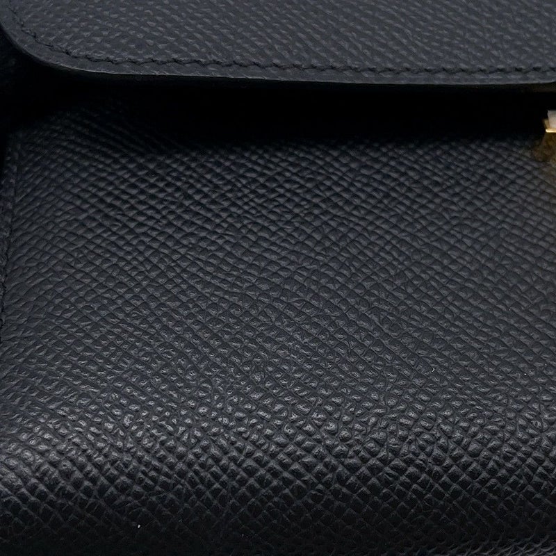 エルメス 長財布 コンスタンス トゥーゴー ロング ブラック/ゴールド金具 エプソン K刻印 財布 黒