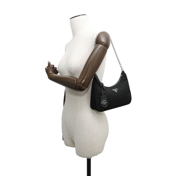 プラダ ショルダーバッグ Re-Edition 2005 Re-Nylon ナイロン 1BH204 PRADA 2wayバッグ 黒