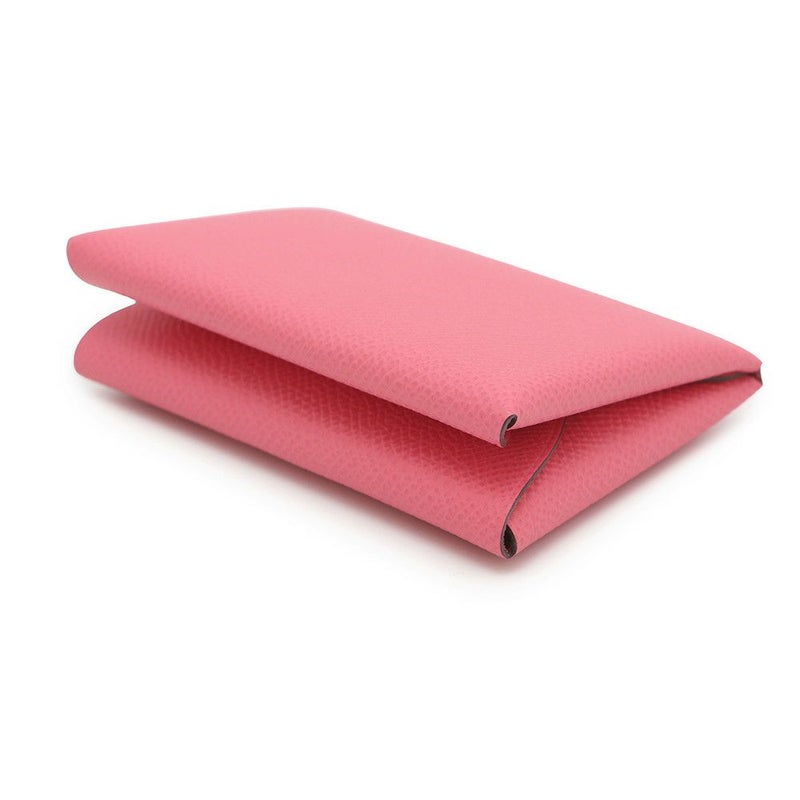 エルメス カードケース カルヴィ デュオ ローズアザレ エプソン K刻印 HERMES 名刺入れ