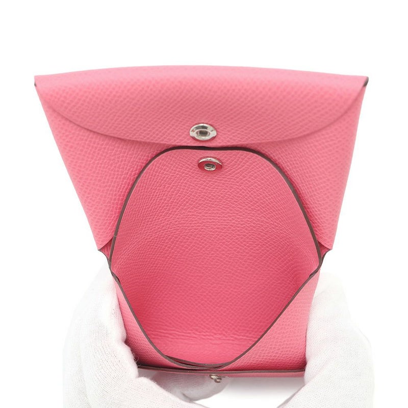 エルメス カードケース カルヴィ デュオ ローズアザレ エプソン K刻印 HERMES 名刺入れ