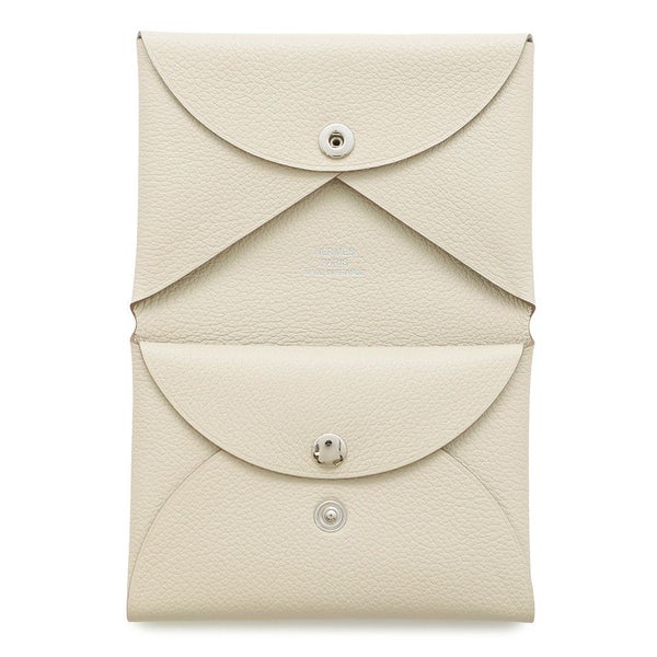 エルメス カードケース カルヴィ デュオ ベトン エバーカラー W刻印 HERMES 名刺入れ