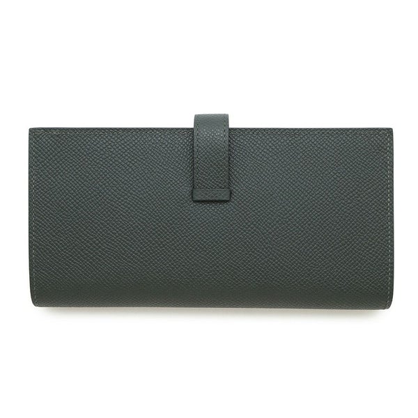 エルメス 長財布 ベアンスフレ ヴェールフォンセ/ゴールド金具 エプソン K刻印 HERMES 財布