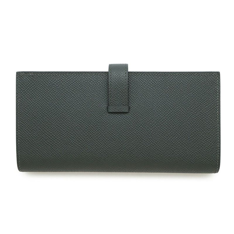 エルメス 長財布 ベアンスフレ ヴェールフォンセ/ゴールド金具 エプソン K刻印 HERMES 財布