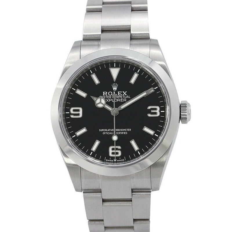 ロレックス エクスプローラー 40 ランダムシリアル ルーレット 224270 ROLEX 腕時計 黒文字盤