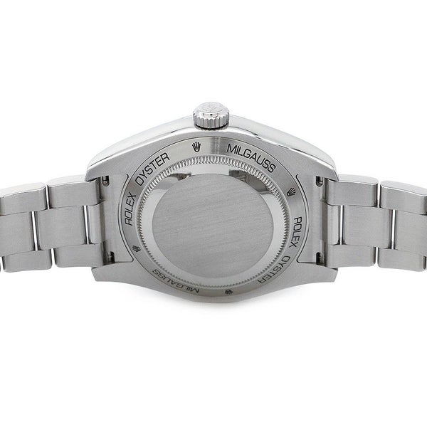 ロレックス ミルガウス ランダムシリアル ルーレット 116400 ROLEX 腕時計 白文字盤