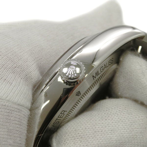 ロレックス ミルガウス ランダムシリアル ルーレット 116400 ROLEX 腕時計 白文字盤