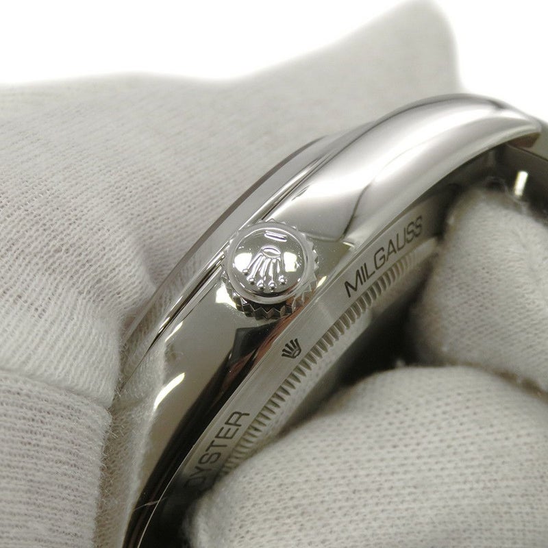 ロレックス ミルガウス ランダムシリアル ルーレット 116400 ROLEX 腕時計 白文字盤