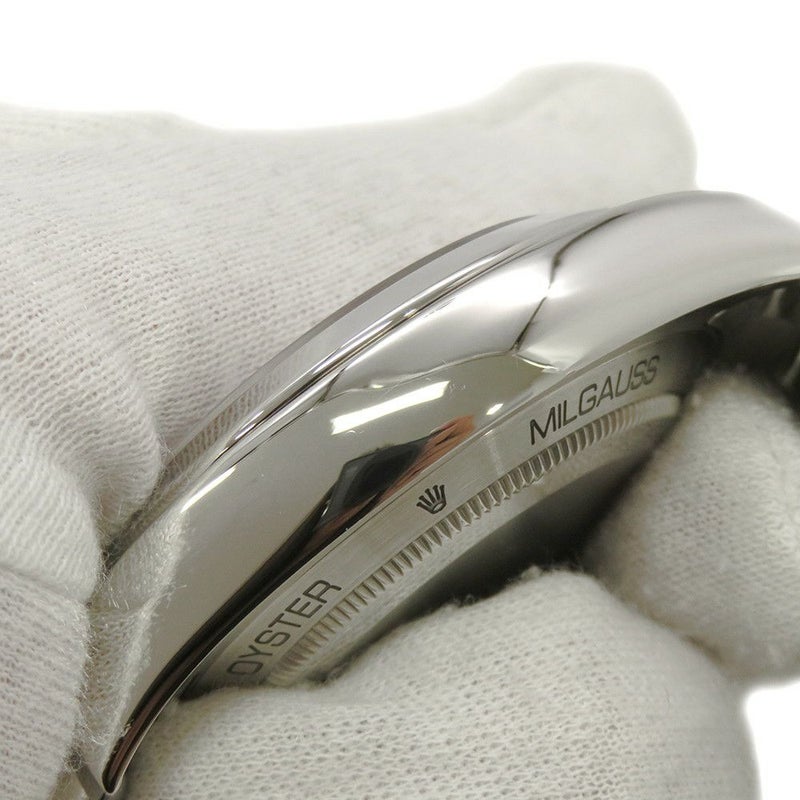 ロレックス ミルガウス ランダムシリアル ルーレット 116400 ROLEX 腕時計 白文字盤