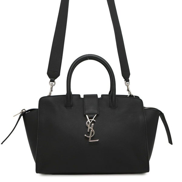 サンローランパリ ハンドバッグ ベイビー ダウンタウン カバス レザー 436834 SAINT LAURENT PARIS 2wayショルダー 黒