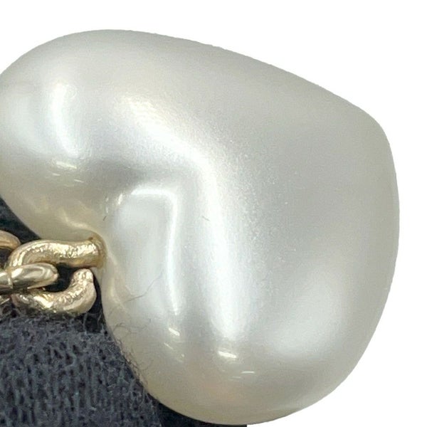 シャネル ブレスレット ココマーク ハート ラインストーン フェイクパ―ル メタル A21B AB7003 CHANEL アクセサリー