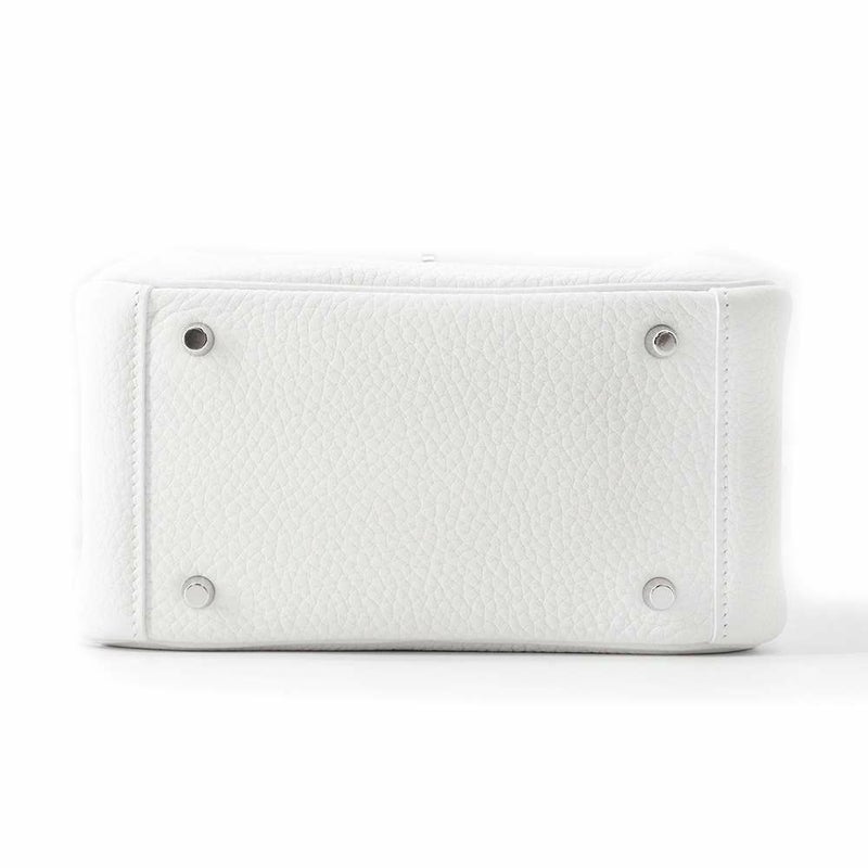 エルメス リンディ ミニ ニューホワイト/シルバー金具 トリヨンクレマンス B刻印 2way 白