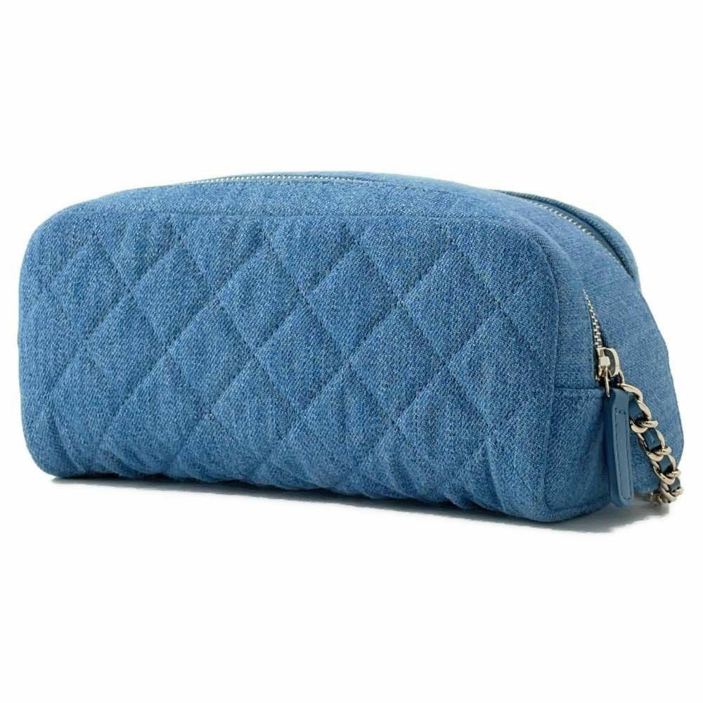 シャネル ポーチ マトラッセ ココマーク デニム AP3702 CHANEL コスメ