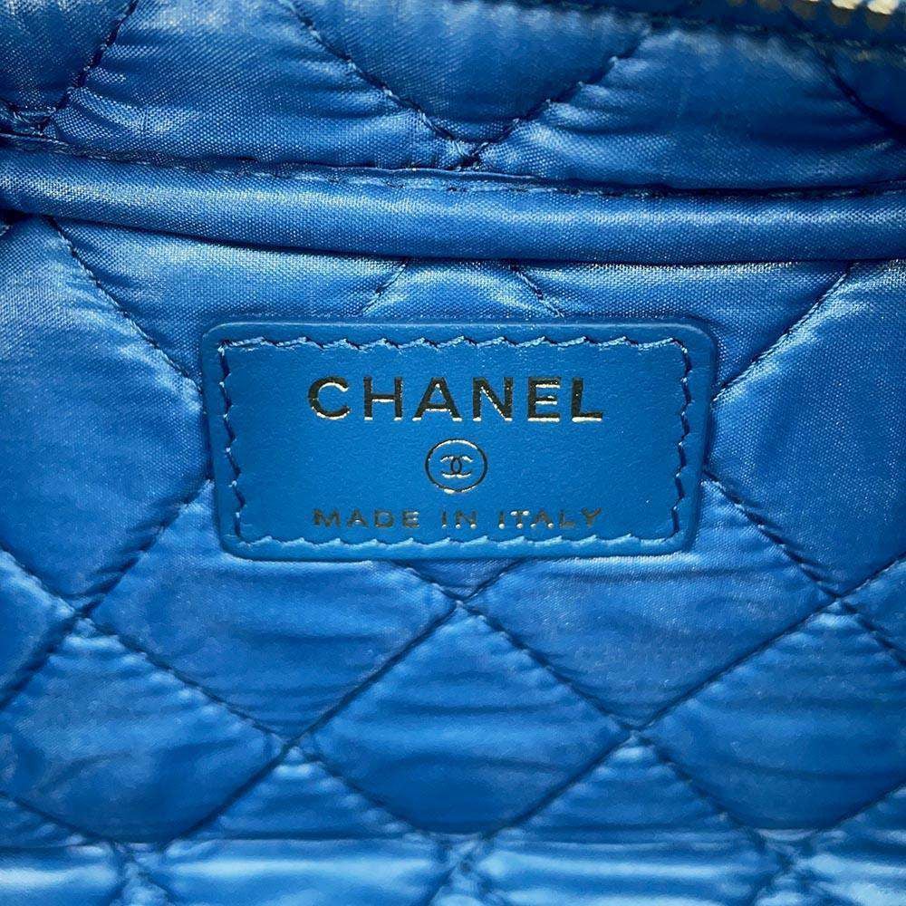 シャネル ポーチ マトラッセ ココマーク デニム AP3702 CHANEL コスメ