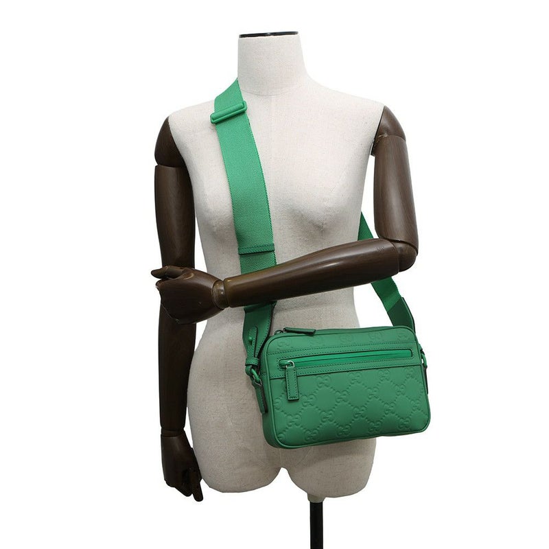 グッチ ショルダーバッグ GGラバーエフェクト スモール クロスボディバッグ 771293 GUCCI 2wayクラッチバッグ