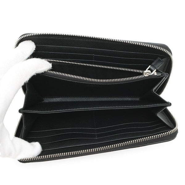 プラダ 長財布 サフィアーノ ラウンドファスナー 2ML317 PRADA 財布 黒