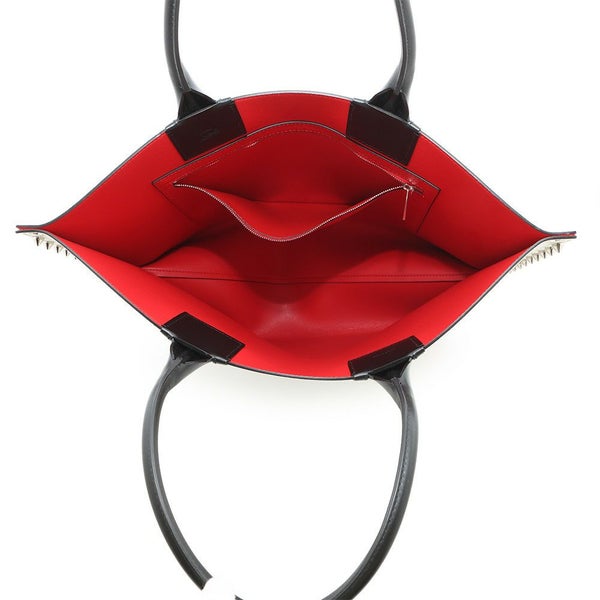 クリスチャン・ルブタン トートバッグ スタッズ CABALOU CL PARIS キャンバス 1235460 Christian Louboutin グレー