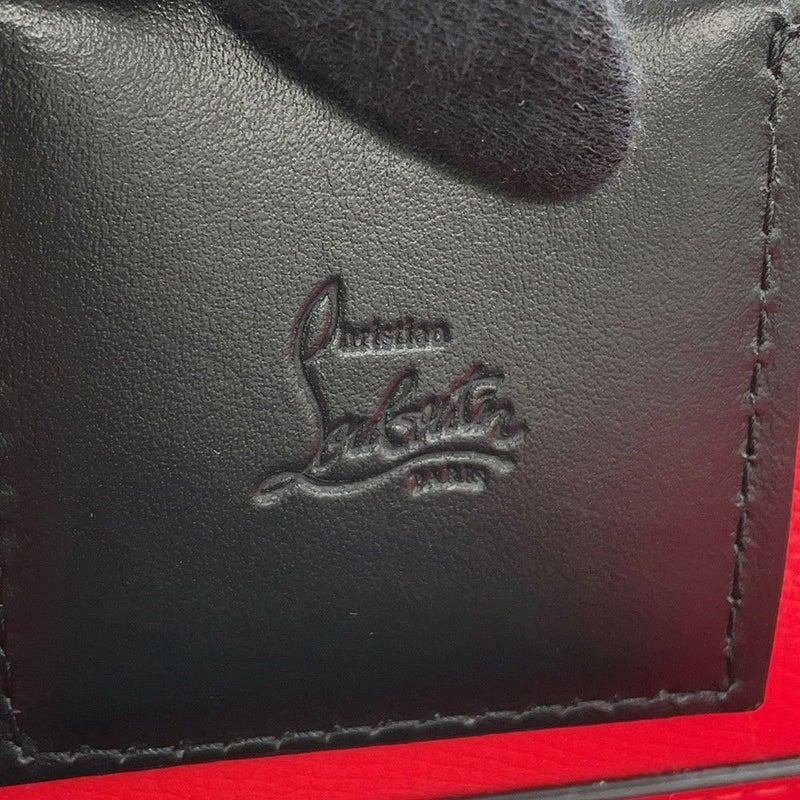 クリスチャン・ルブタン トートバッグ スタッズ CABALOU CL PARIS キャンバス 1235460 Christian Louboutin グレー