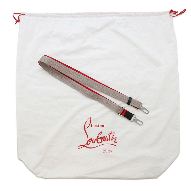 クリスチャン・ルブタン トートバッグ スタッズ CABALOU CL PARIS キャンバス 1235460 Christian Louboutin グレー