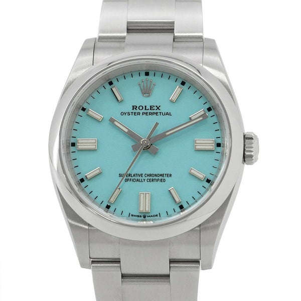 ロレックス オイスターパーペチュアル36 126000 ROLEX 腕時計 ターコイズブルー文字盤